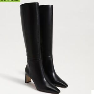 Sam Edelman Sylvia black leather  High Boot size 6 wide calf